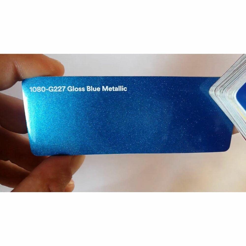 3M 1080 G227 Gloss Blue Metallic 5Ft X 1Ft (5 Sq/Ft) Car Wrap Vinyl Film