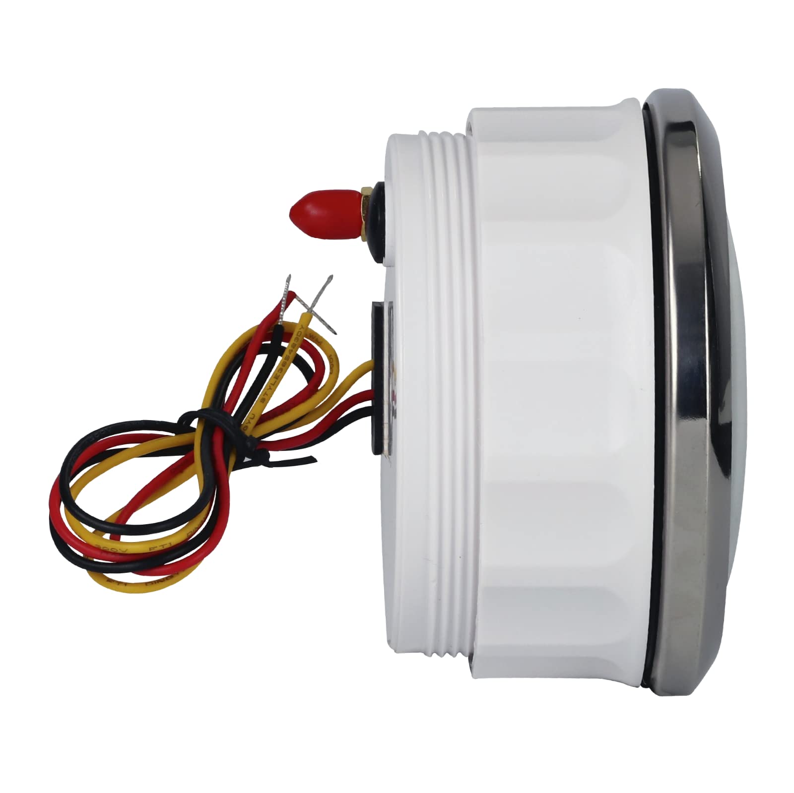 Motor Meter Racing W Pro 85Mm 3-3/8'' Gps Speedometer Digital Odometer 160 Mph Waterproof White Dial Red Led For Car Truck Marin