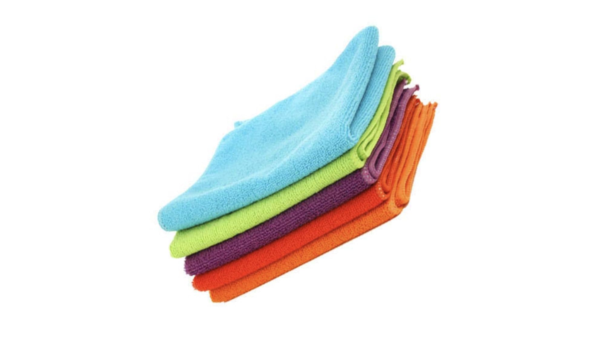 SBTs? Microfiber Cloth for Car  250 GSM (40x40 CM) Car Cleaning Cloth, Thick Plush, Lint Free, Streak Free Microfiber Cloth for