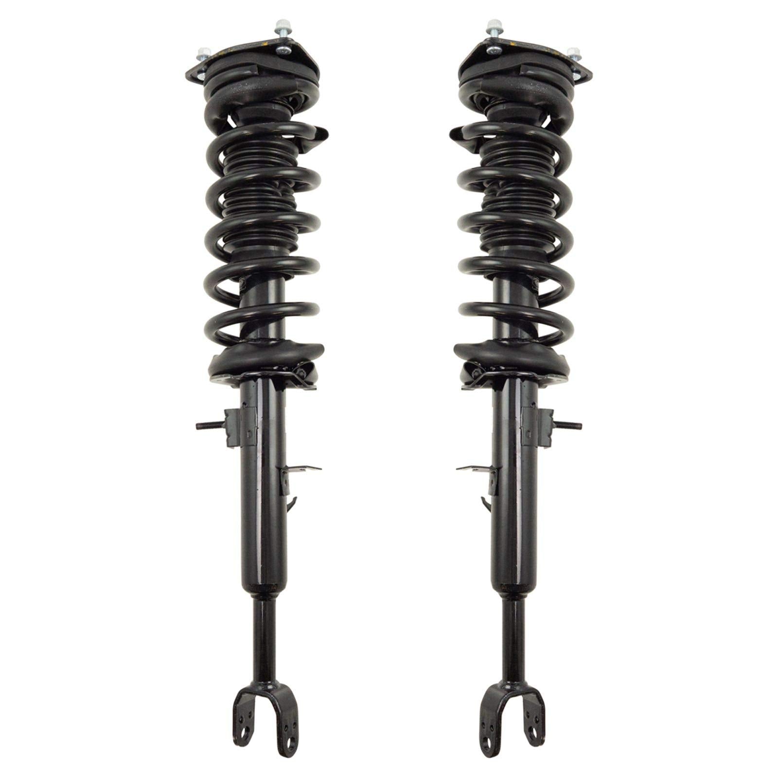 Trq Front Loaded Complete Shock Strut & Spring Assembly 2 Piece Pair Set For 2003-2007 Infiniti G35 Rear Wheel Drive