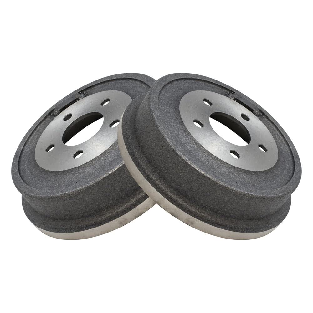 Trq Rear Brake Drum Pair Set For 2001-2005 Pontiac Aztek / 2005-2006 Chevy Equinox / 2006 Pontiac Torrent / 2002-2007 Saturn Vue