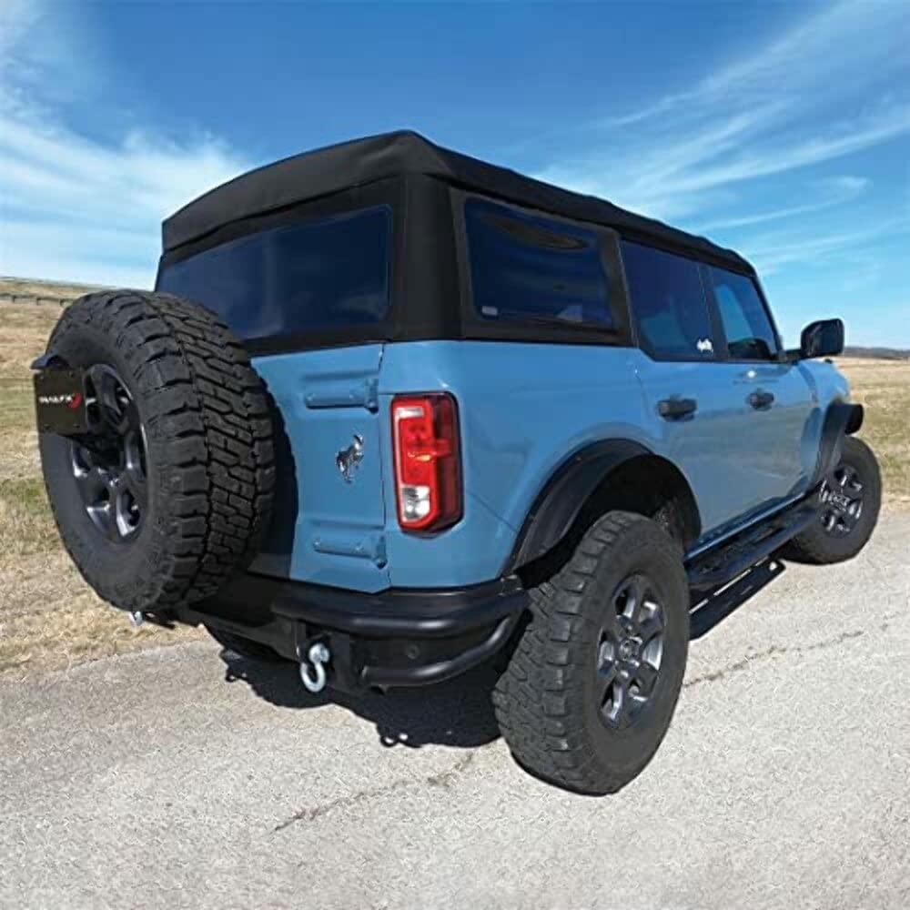 Trailfx Bronco Steel Flat Fender Flares - Rear - Set Of 2