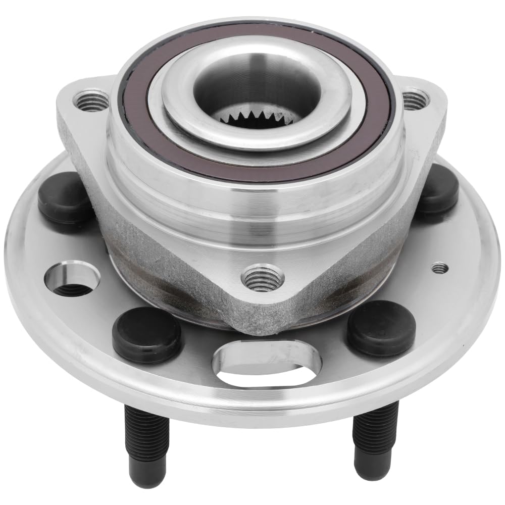 QJZ Wheel Hub Bearing Assembly 2-Pack - Compatible with Buick, Cadillac, Chevrolet, GMC, Saab - Model 513288, Alloy Steel