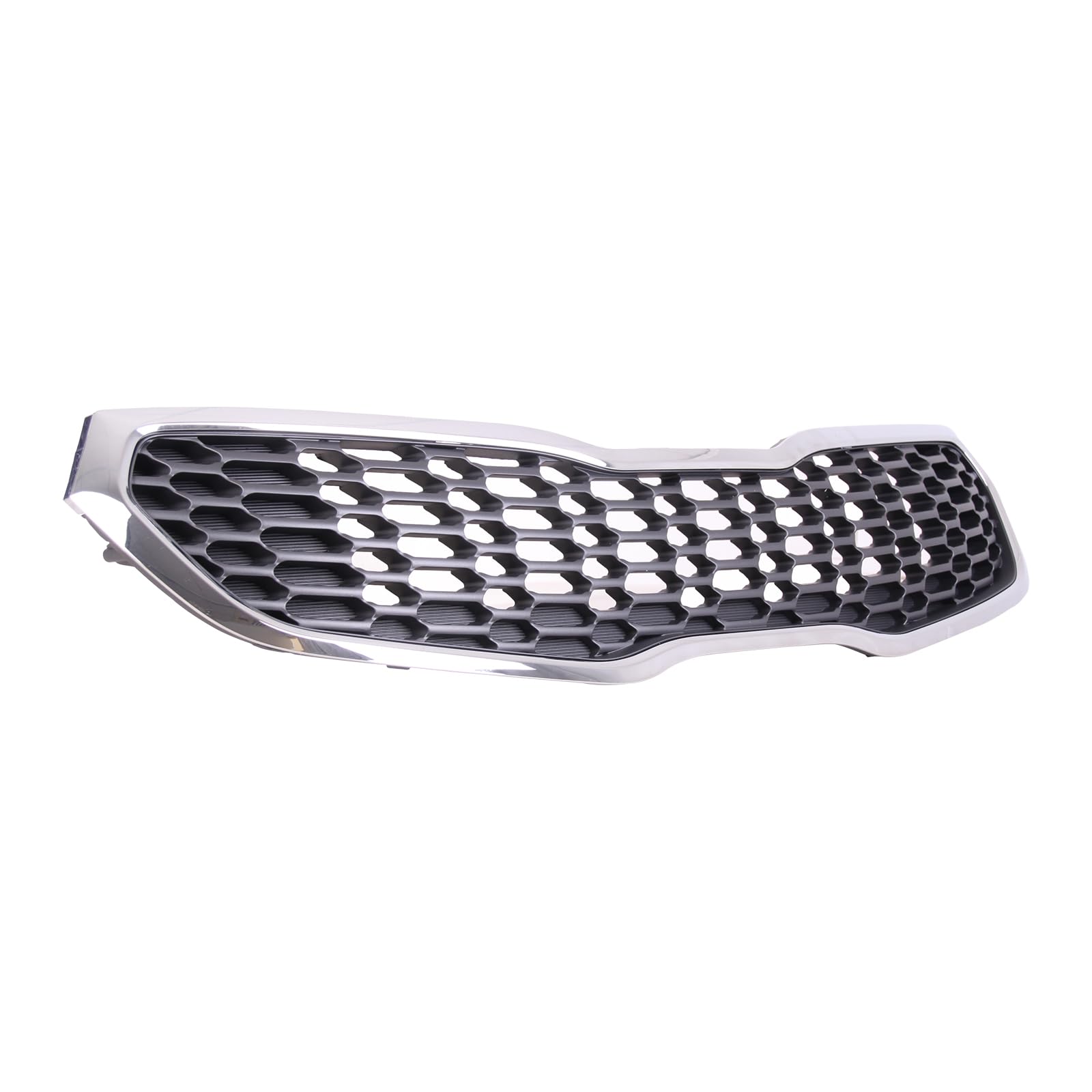 TYG (CAPA QUALITY) Chrome Front Grille Compatible with 2014-2016 Kia Forte Forte5, ABS OEM Replacement Bumper Grill for KI120015