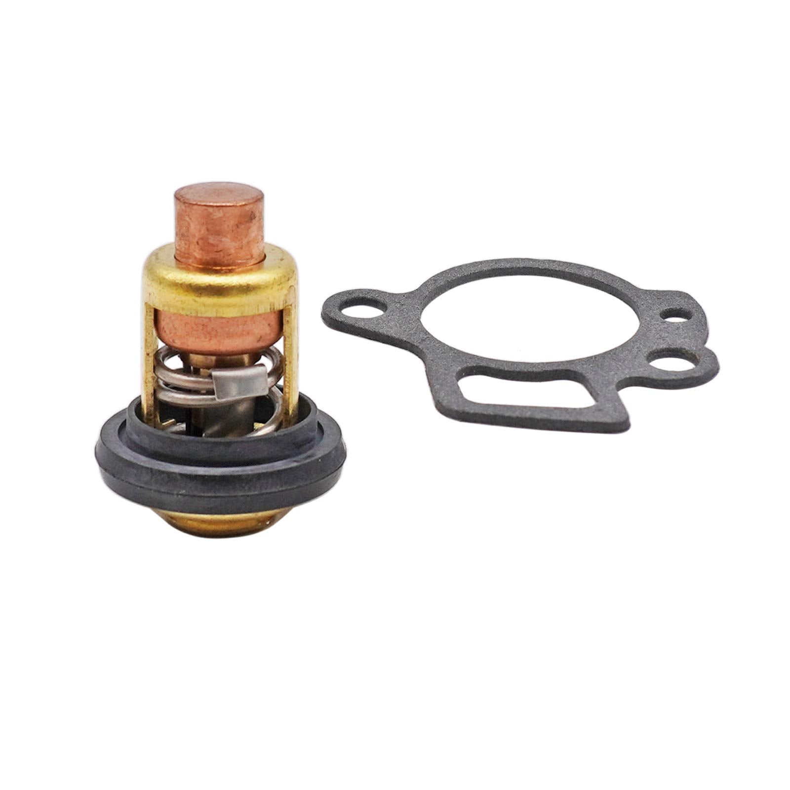 Marine Thermostat Kit 825212T02 855676A1 825212 855676003 825212001 with Gasket 27-824853 27-8248531 Replacement for Mercury 4-S