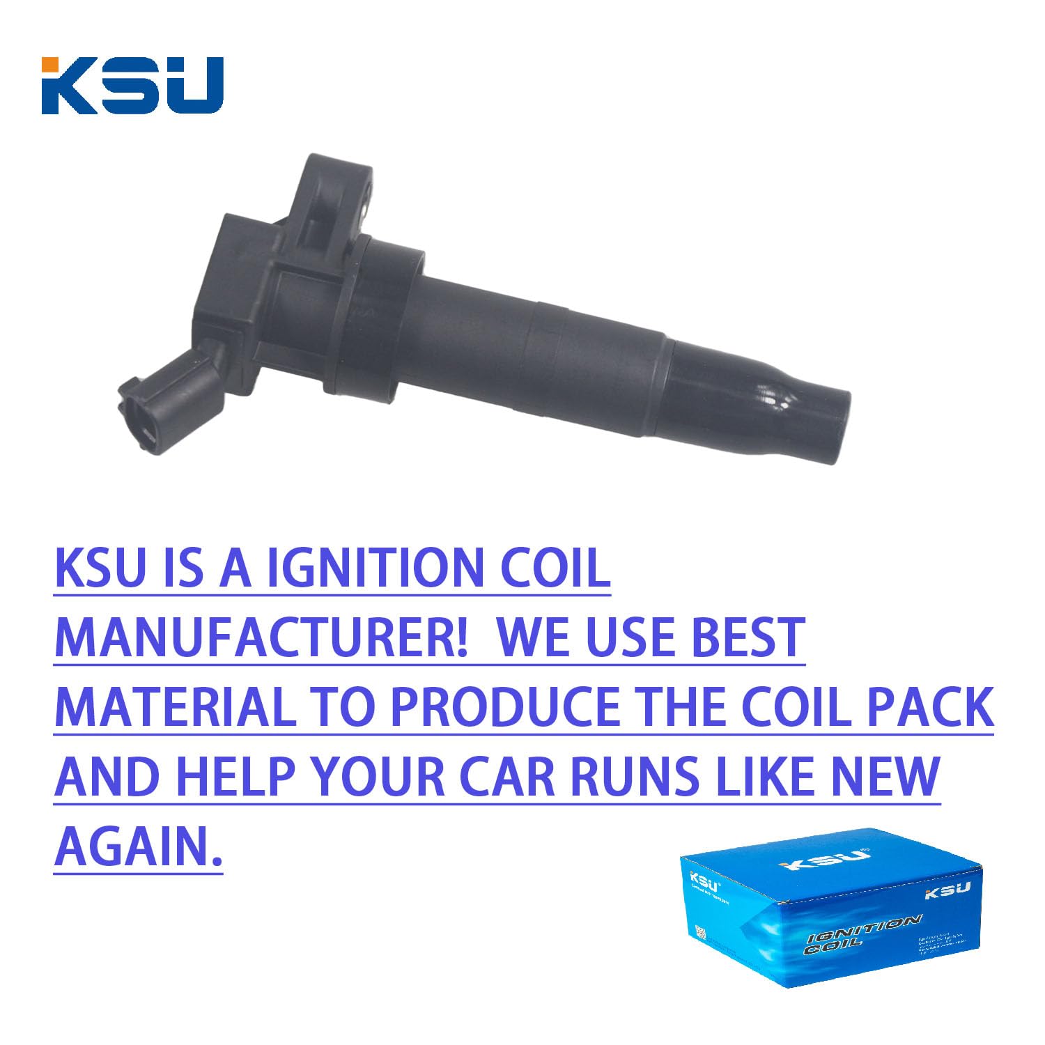 KSU Coil pack compatible with Hyundai Tucson 2.0L L4 2011 2012 2013