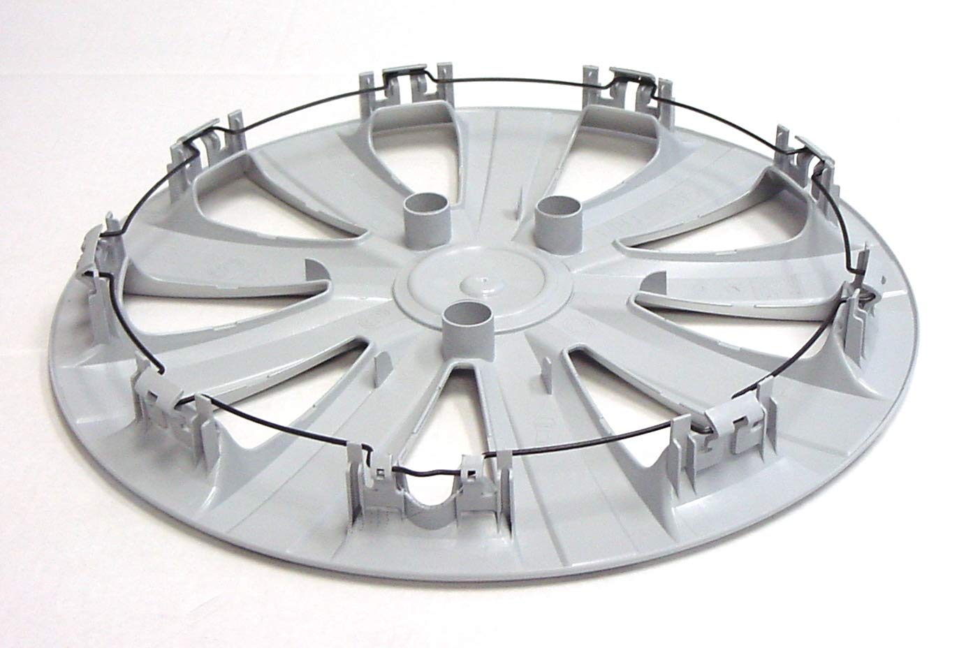 Volkswagen Genuine OEM Single Hubcap for Jetta Sedan 2011-2014, 15-Inch Silver Metal, Model 5C0-601-147-QLV