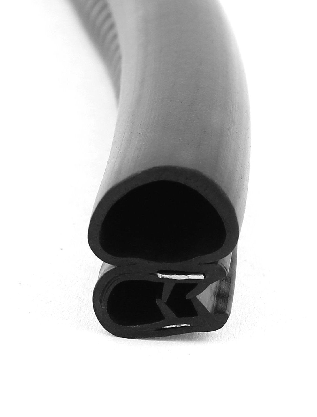 XMHF Car Rubber Sealing Strip - 4pcs Door Guard Buffer Protector - Black Rubber