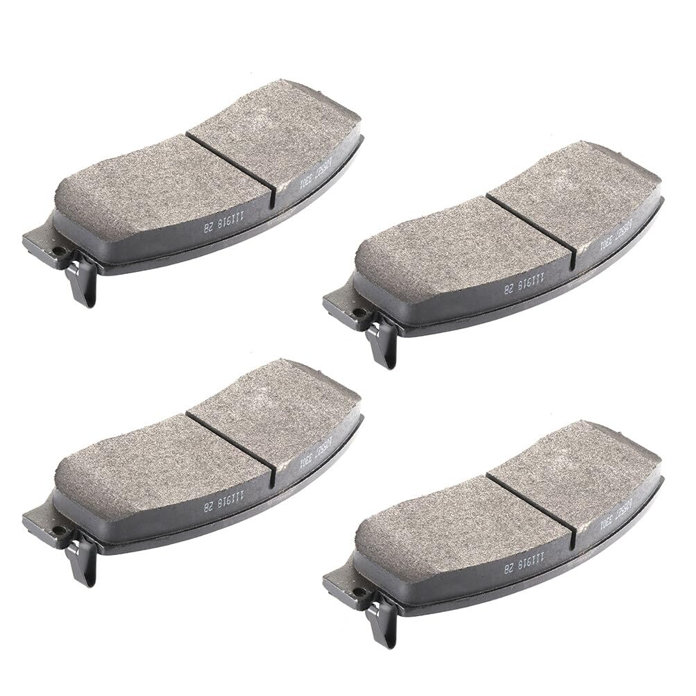 Cciyu D1333 Front Semi-Metallic Disc Brake Pads Kit For Ford For F-250 Super Duty 2008-2013, For Ford For F-350 Super Duty 2008-