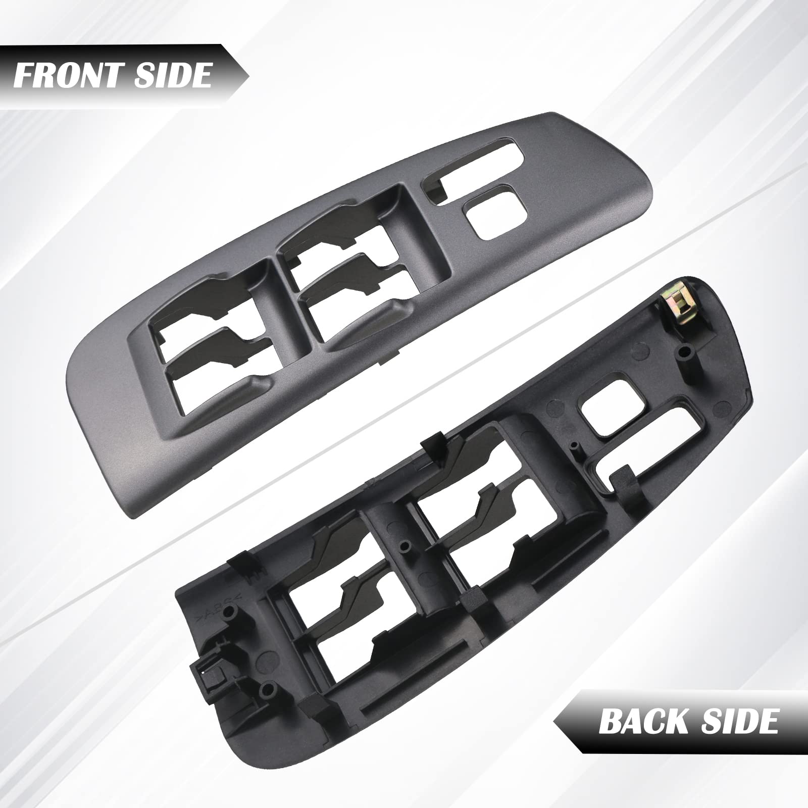 TQPONLY Door Window Switch Bezel Front Driver Side Compatible with 2003-2008 Toyota Matrix Pontiac Vibe Accessories Replaces 742