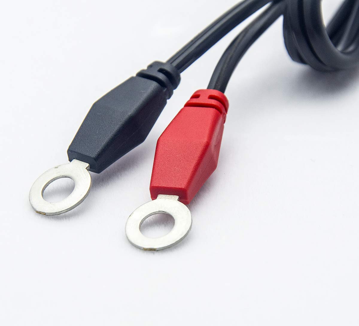 Mroinge Battery Ring Terminal Harness With 2Ft 18Awg Cable And 2-Pin Sae Quick Disconnect Plug (3 Pack)