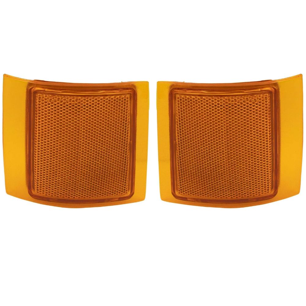 EPIC LIGHTING OE Spec Replacement Halogen Composite Side Markers Lower Assembly Compatible with CHEVROLET 94-02 C/K TRUCK - Pair