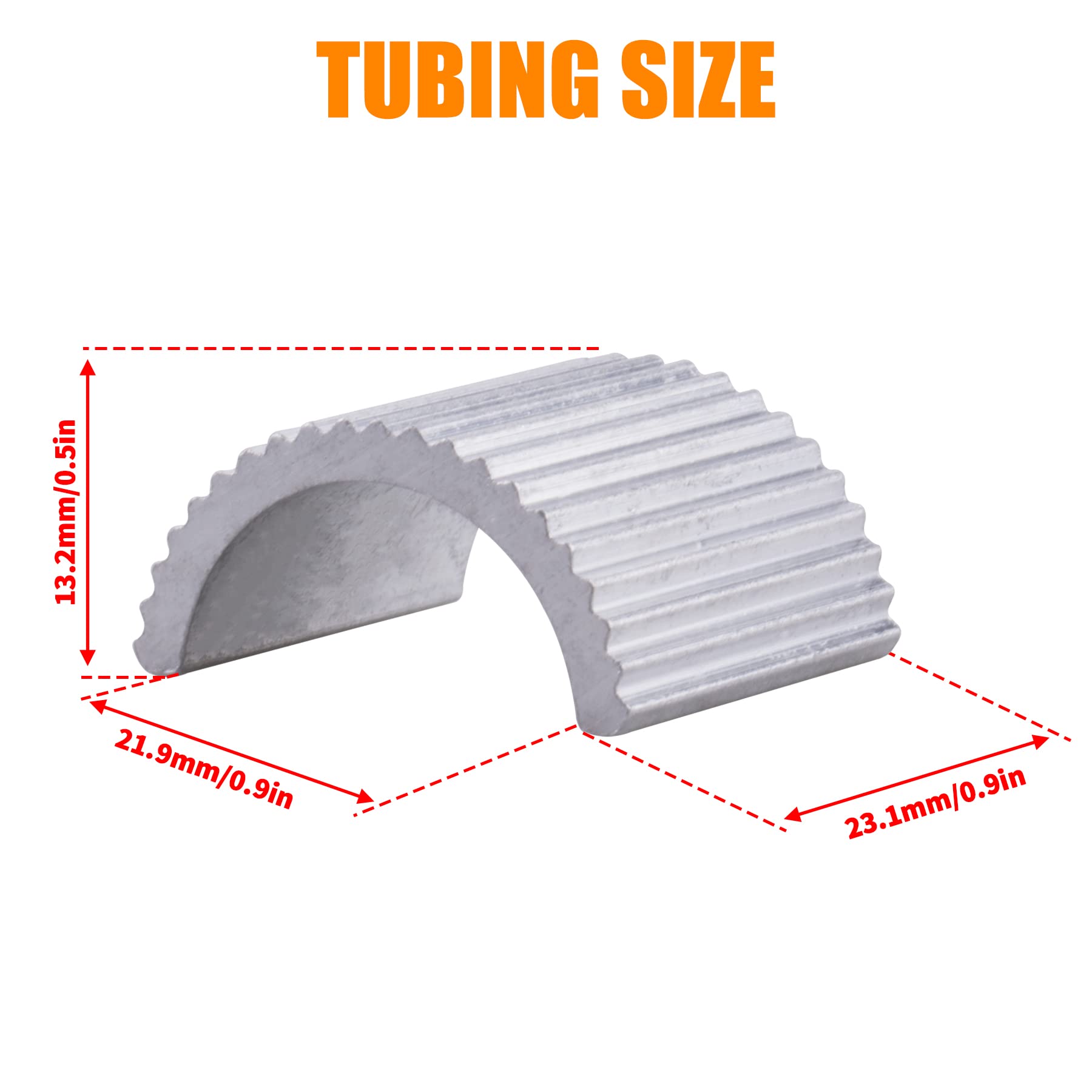 MWMNUN 8pcs Handlebar Shim 7/8'' Handlebars to 1'' Motorcycle Handle Bar Spacer Conversion Shims with Handlebar Mounts Risers Cl