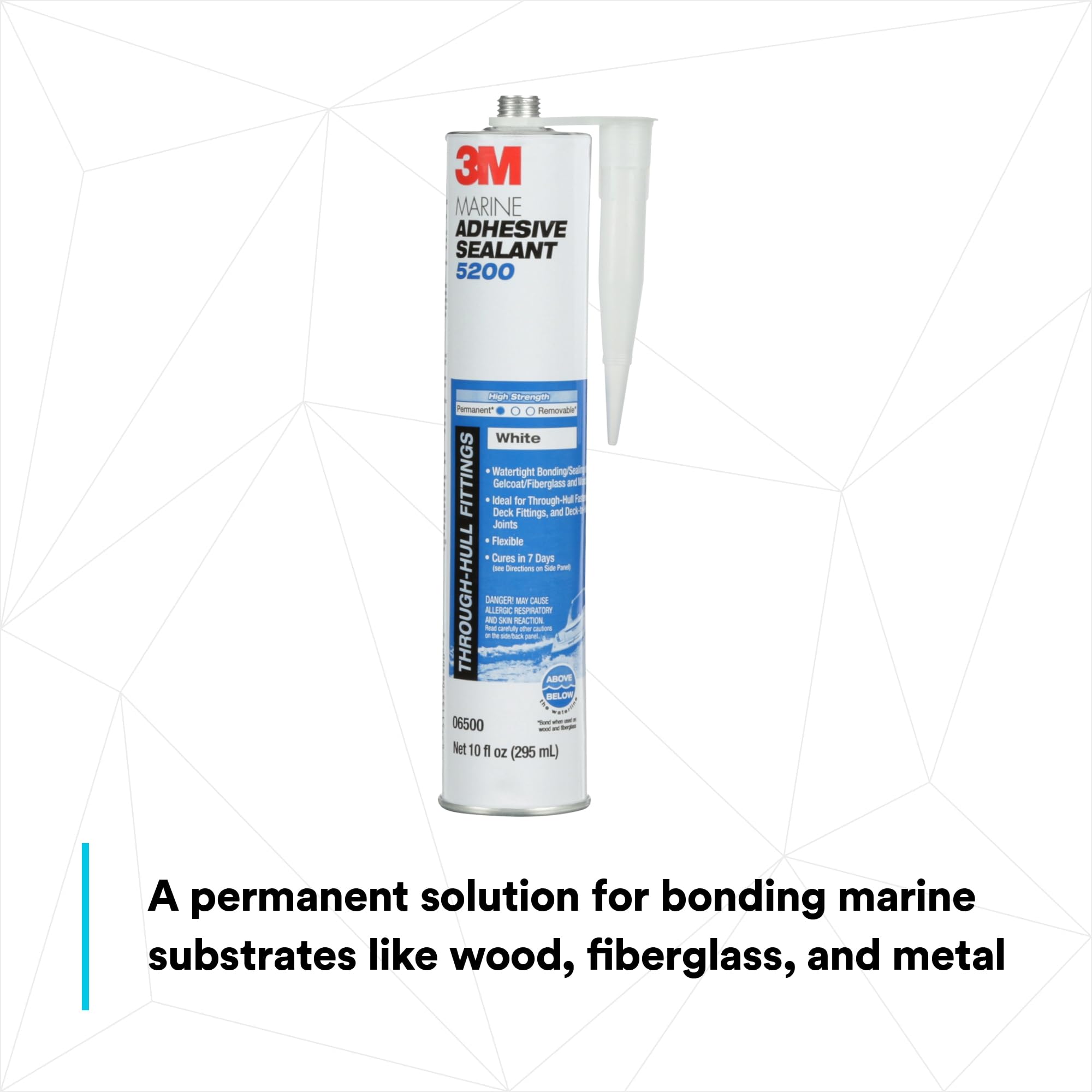 3M Marine Sealant 5200 White 10 Oz. Cartridge 065003