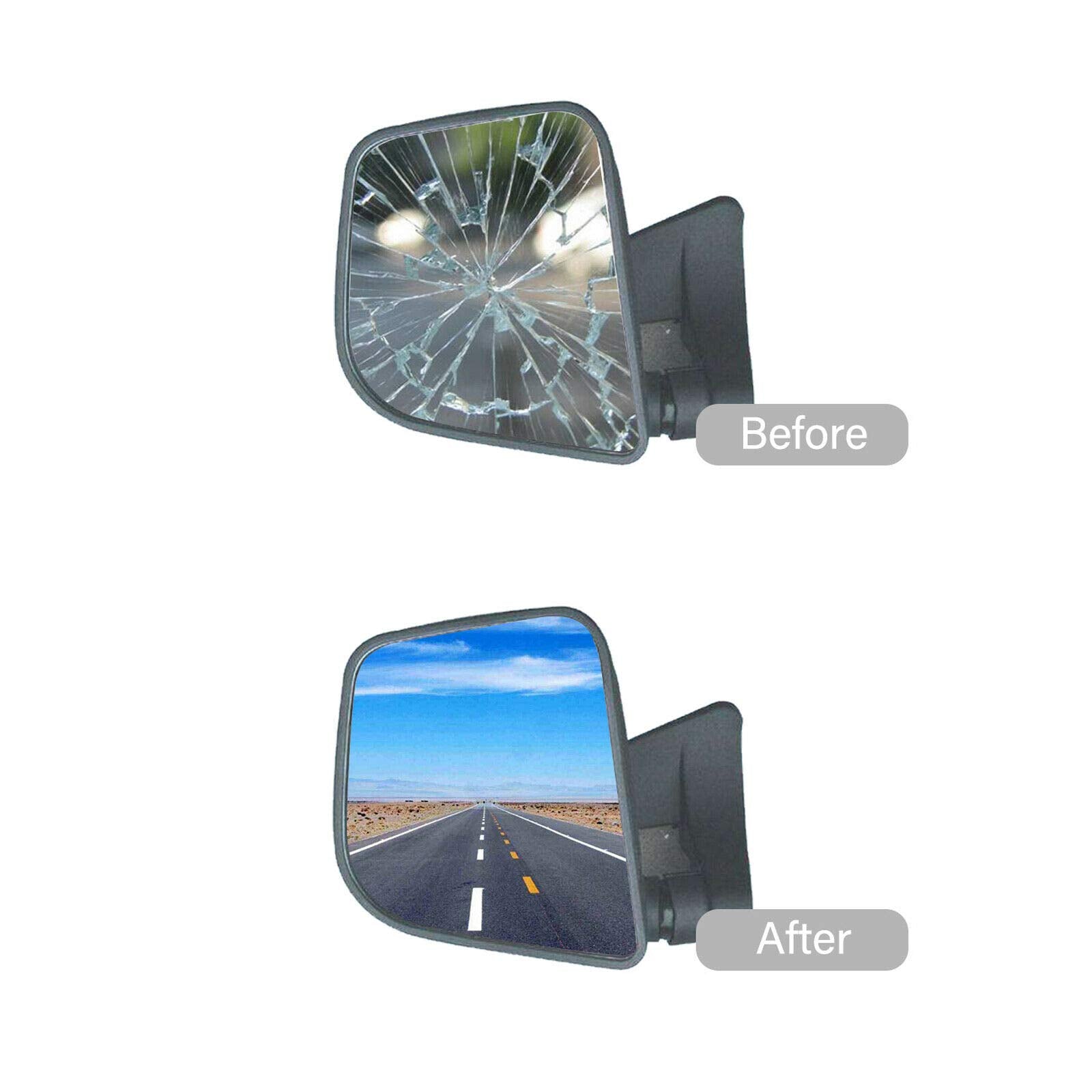 Adanz Side Mirror Glass fit for Cadillac Escalade Chevrolet Chevy Blazer Tahoe GMC Jimmy Yukon C1500 2500 3500 K1500 2500 3500 D