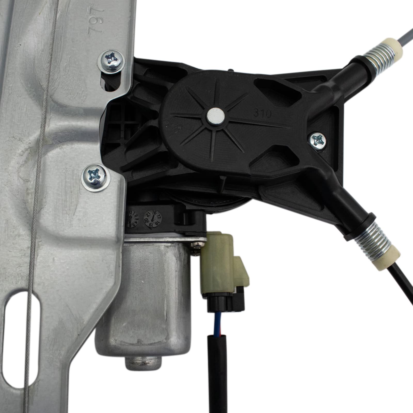 Trq Front Left Power Window Regulator & Motor Assembly Drivers Side Compatible With 2009-2010 Ford F-150 Fo1350168