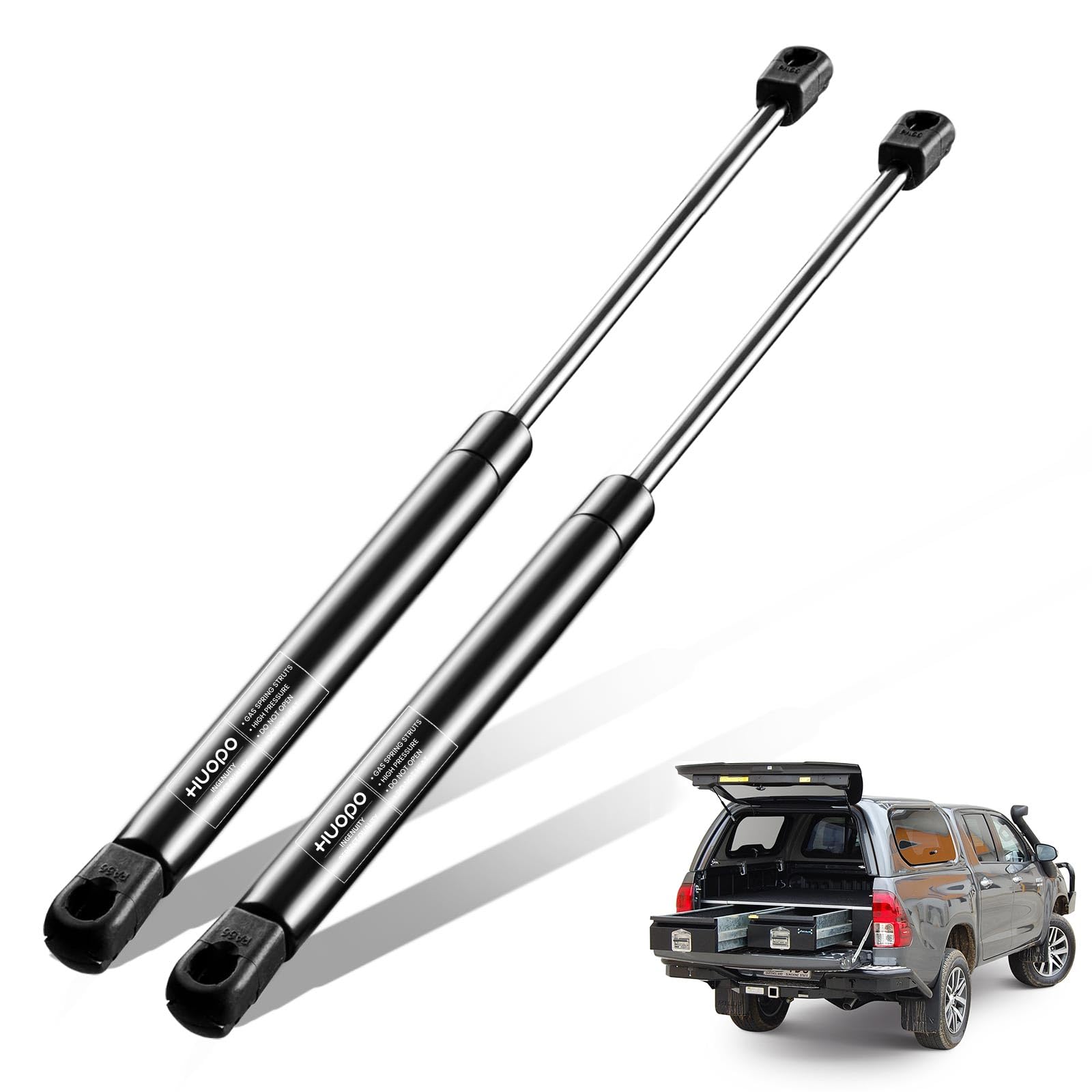 Se170P70 17 Inch 70Lb/311N Gas Struts Shock Spring Lift Support For Atc Leer Snugtop Camper Shell Truck Cap Rear Topper Toolbox