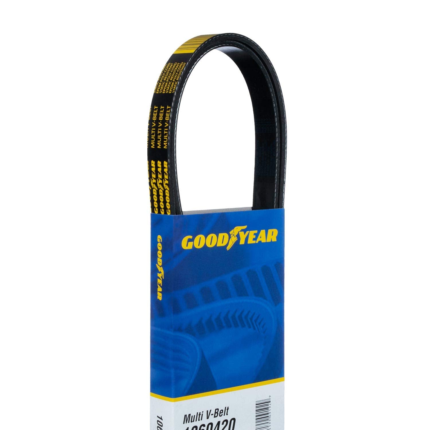 Goodyear Belts 1060825 Serpentine Belt, 6-Rib, 82.5' Length, Black