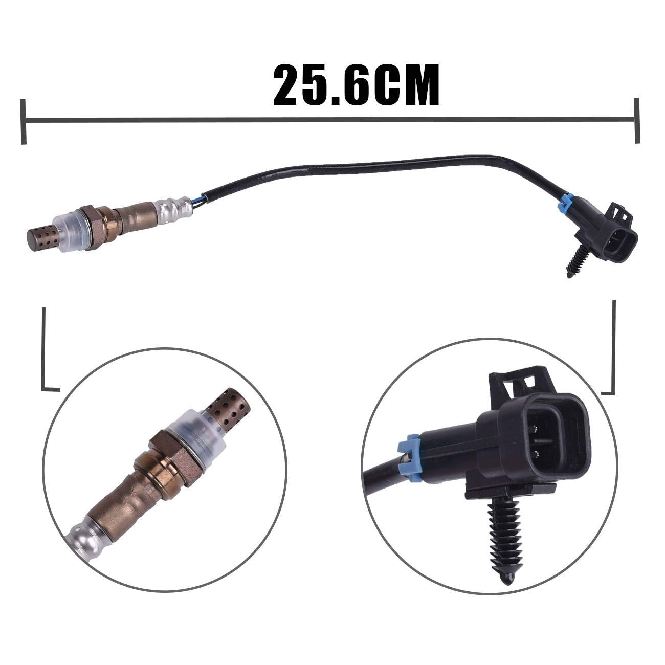 Bapmic Oxygen Sensor Lambda O2 Sensor For Buick Cadillac Chevrolet Chevy Gmc Silverado Sierra 1500 2500 Escalade 2006-2011 Repla