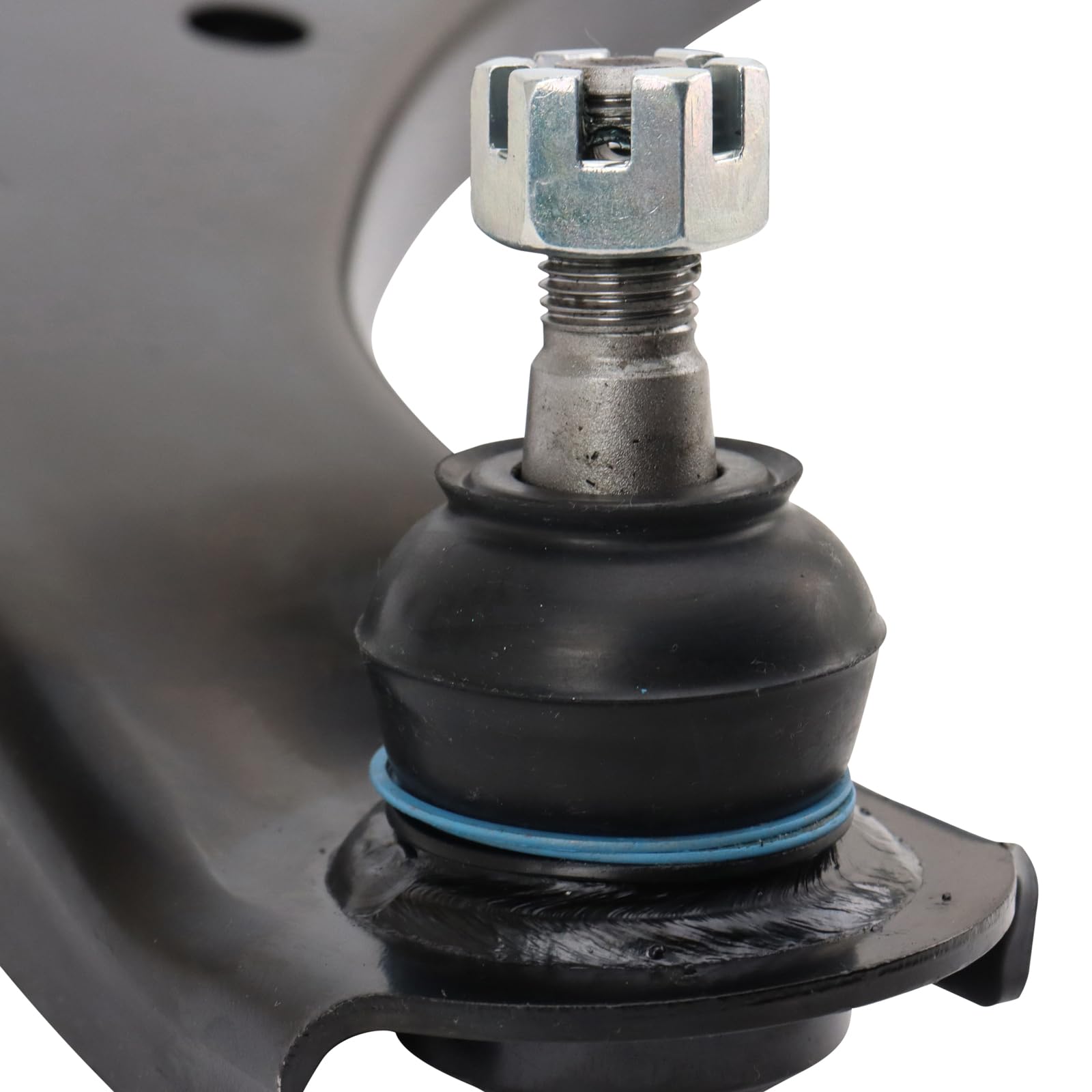 TRQ Front Left Lower Control Arm with Ball Joint, Steel, Compatible with 2006-2013 Suzuki Grand Vitara, Black, Model PSA84206