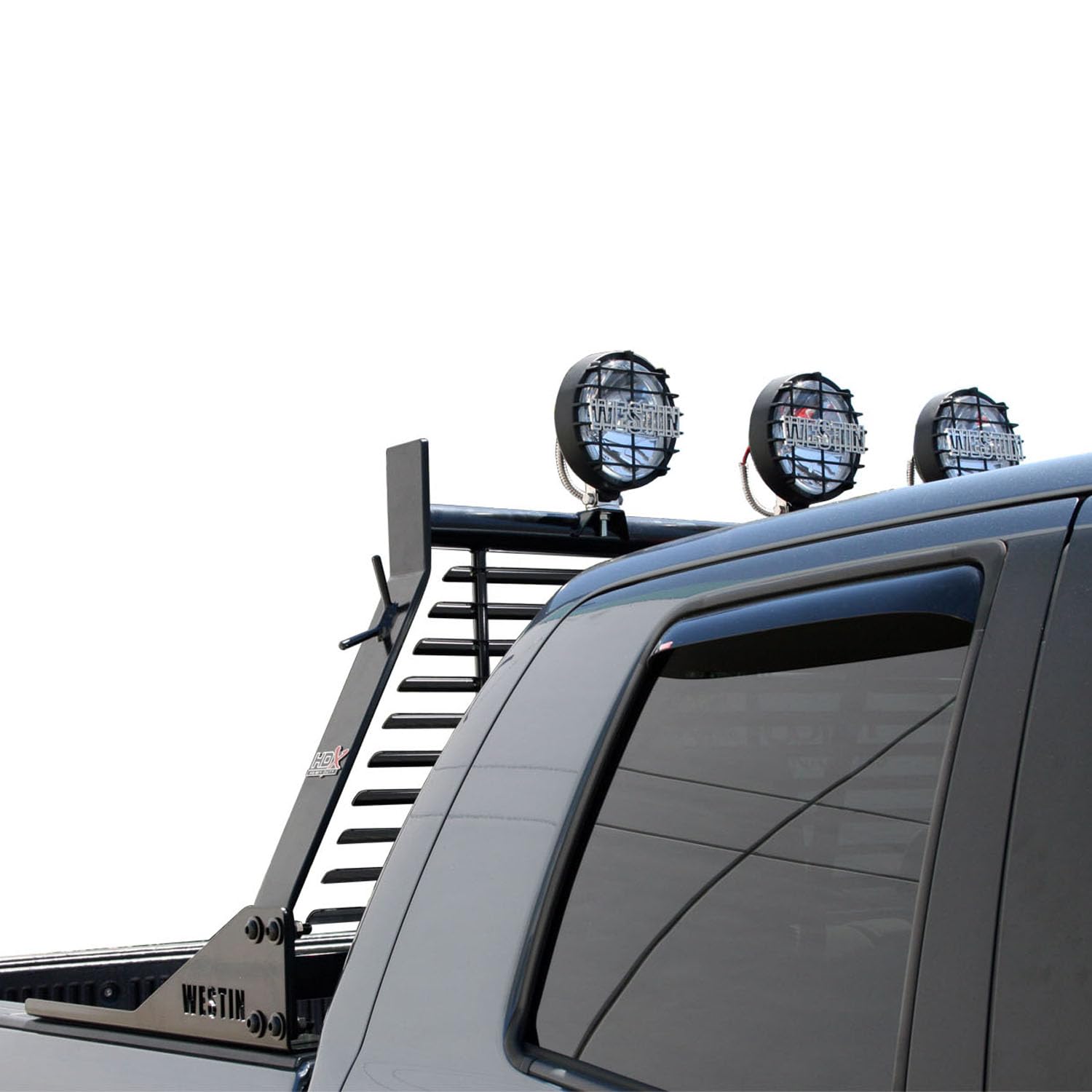 Westin 57-8035 HD Headache Rack for 2002-2024 Ram 1500/2500/3500, Black, Alloy Steel