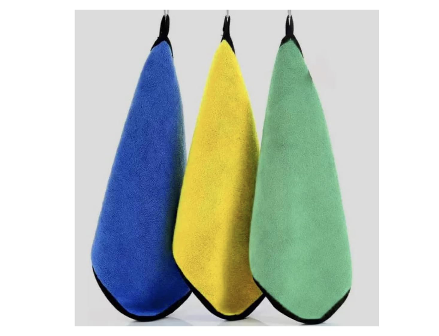 SBTs? 600 GSM Heavy Microfiber Cloth for Car Cleaning and Detailing, Dual Sided, Extra Thick Plush Microfiber Towel LintFree, M