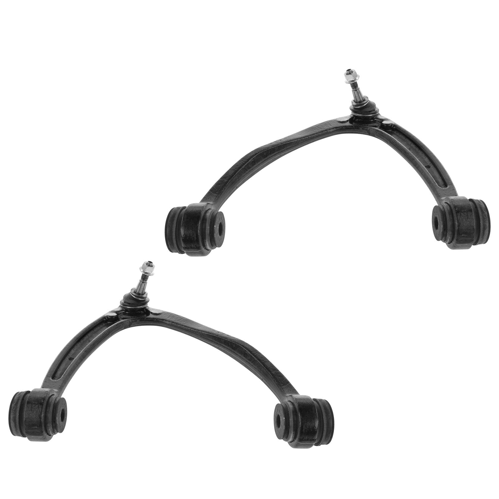 Trq Front Upper Control Arm With Ball Joint Set Compatible With 07-14 Cadillac 07-16 Chevrolet Gmc