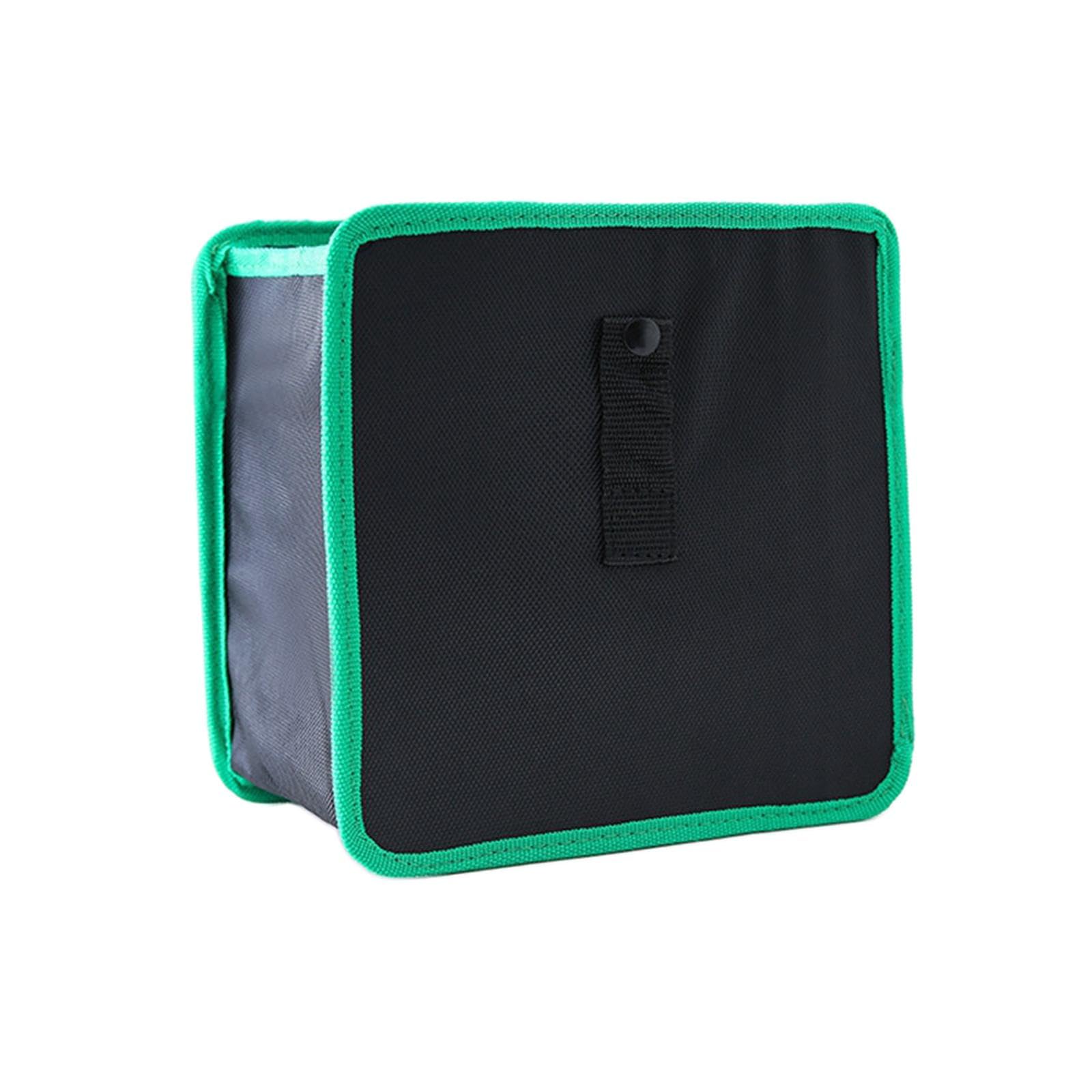 ATORSE Foldable Car Trash Can Tear Resistant Multifunctional Automotive Garbage Bin Green