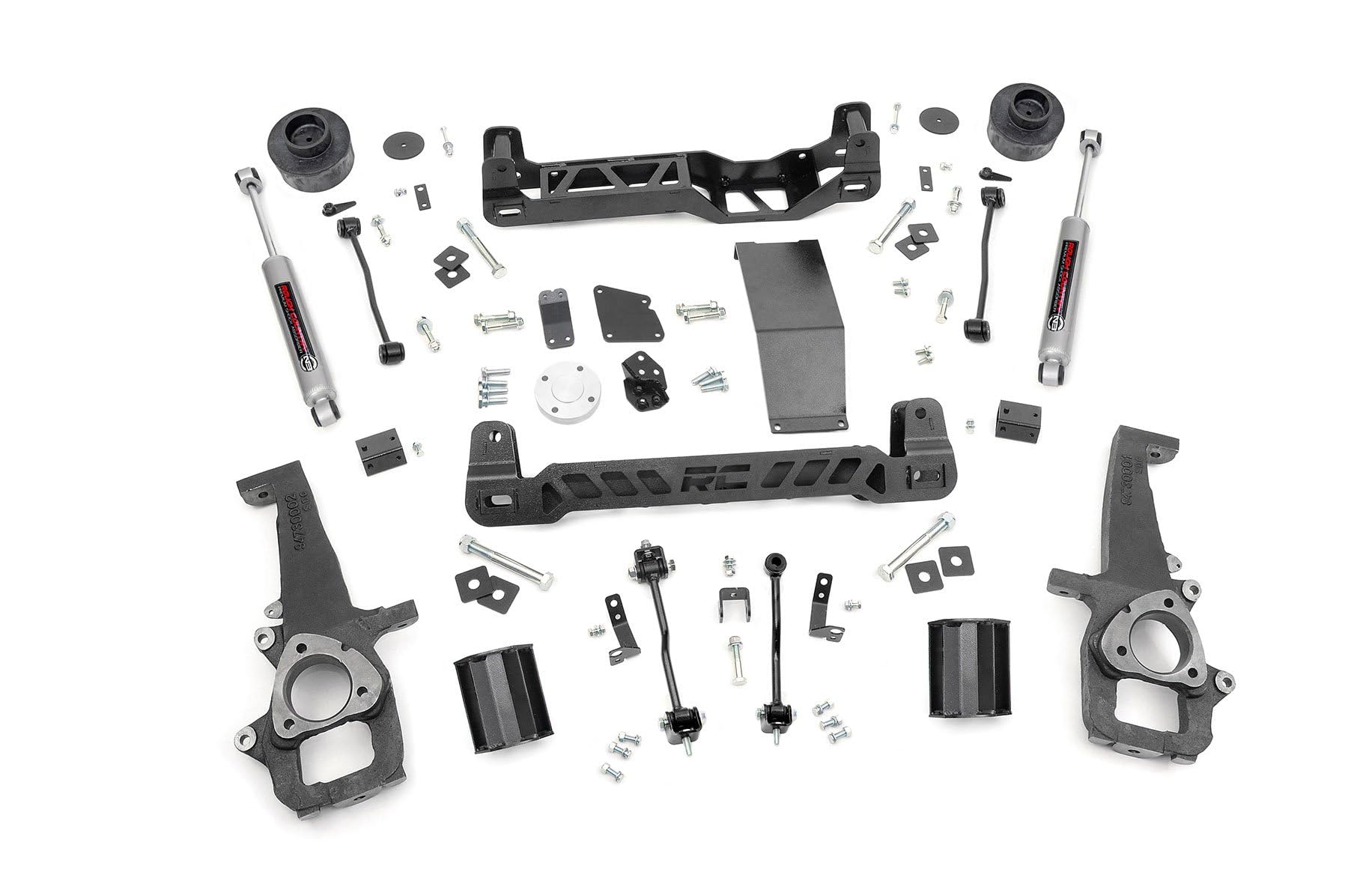 Rough Country 4'' Lift Kit w/N3 Shocks for 2012-2018 Ram 1500 4WD - 33331