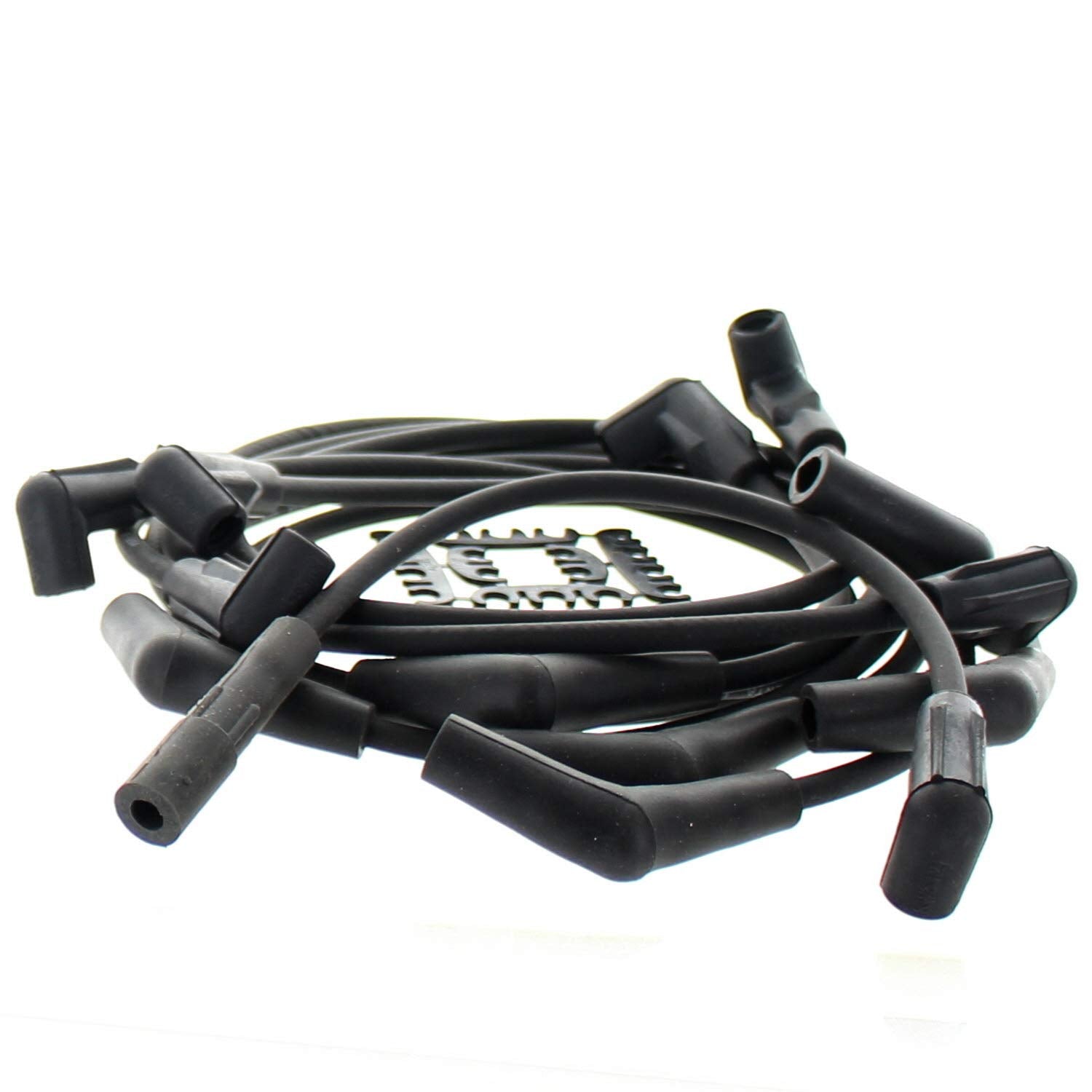 Volvo Penta Spark Plug Wire Ignition Cable Set Kit 3888325 - Black