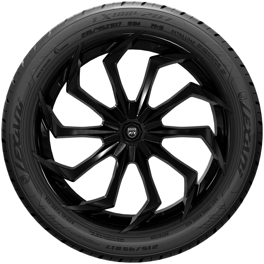 Lexani LXUHP-207 Performance Radial Tire - 255/55R18 109V, Synthetic Rubber, Ideal for All-Season Traction, Model LXST2071855010