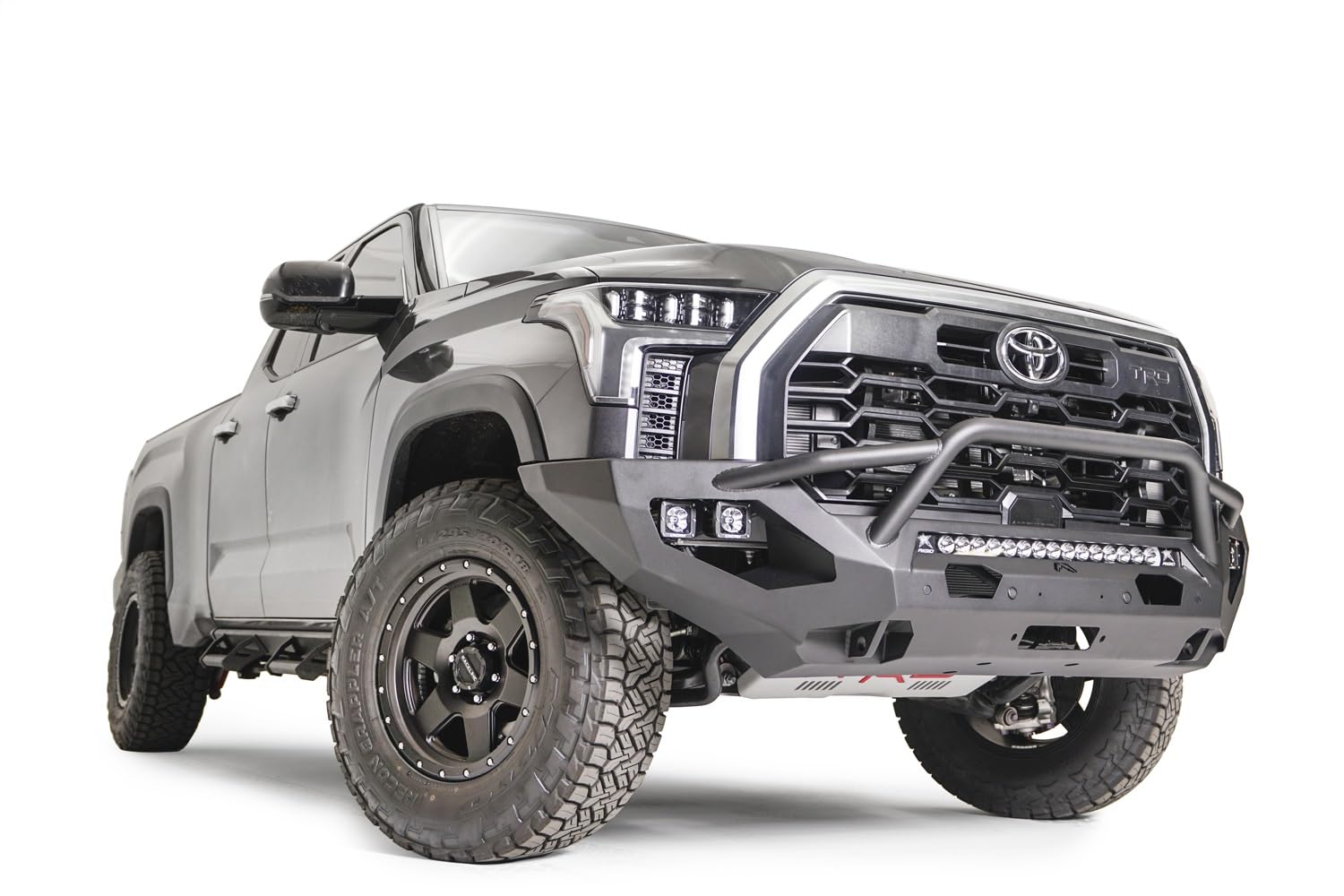 Fab Fours Tt22-X5452-1 Matrix Front Bumper Fits 22-23 Toyota Tundra - 2 Stage Black Powder Coated - W/Pre-Runner Guard