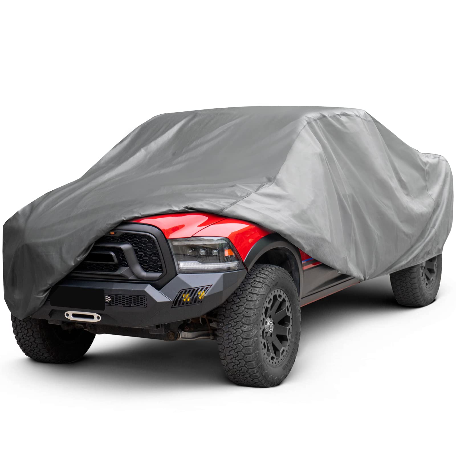 XCAR Ultra Light Waterproof Truck Car Cover for Automobiles All Weather Protection, Windproof & Breathable, Fits Cars Up to 232'