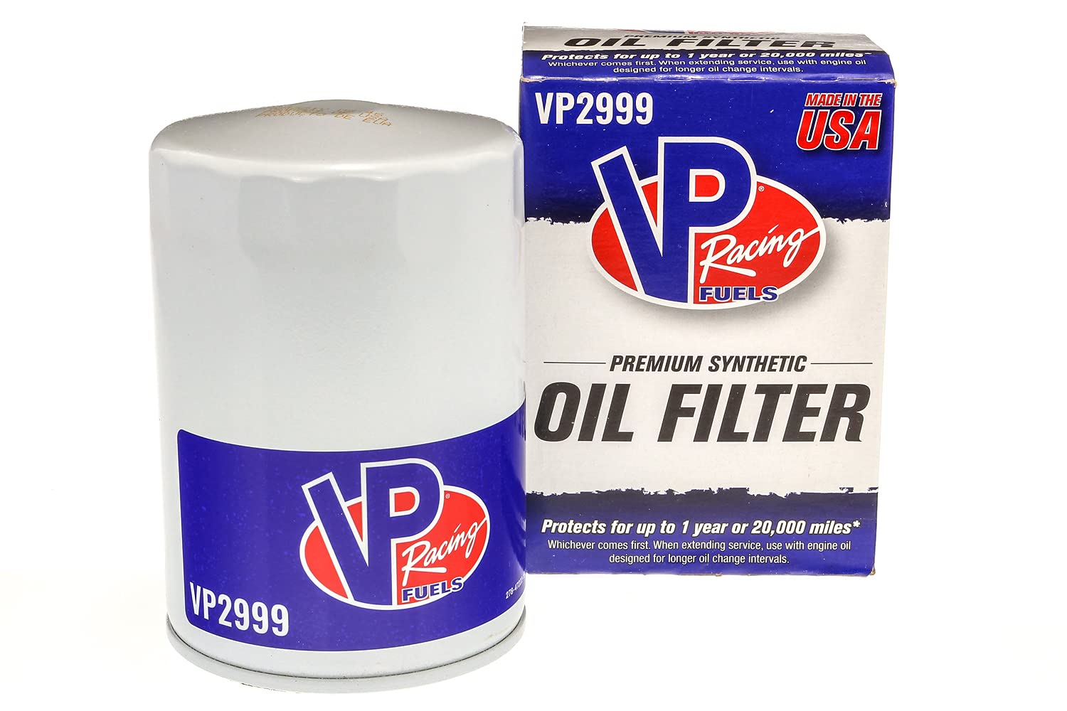 Vp Racing 20,000 Mile Premium Full Synthetic Oil Filter, Vp2999, Fits Chevrolet And Gmc Pickups