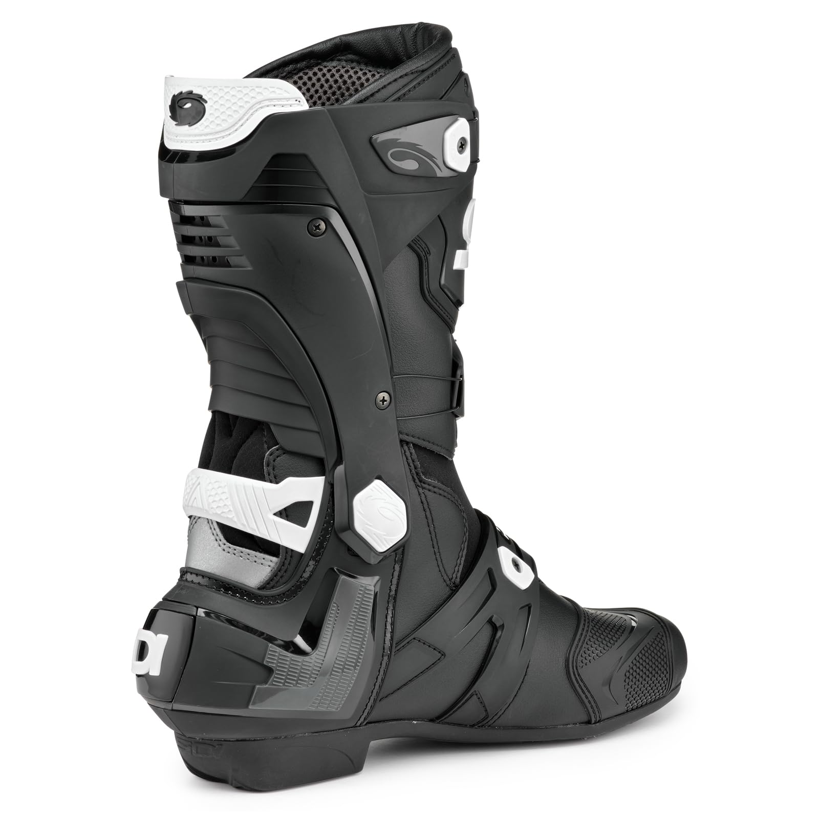 SIDI Men's Motorcycle Boots, Black White, 44 EU