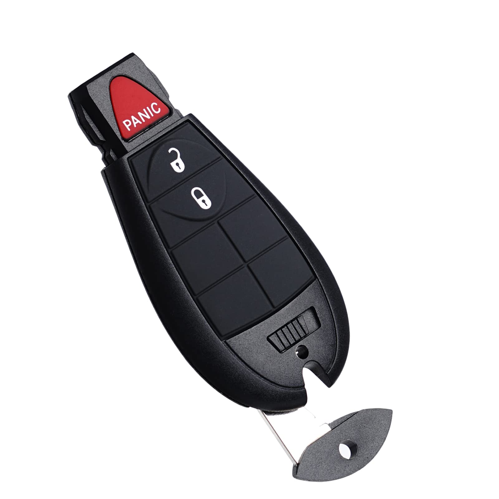 MechanMagic Black Key Fob FOBIK Replacement for Dodge Ram 1500 2500 3500, Jeep Grand Cherokee, Chrysler Models - Keyless Entry Remote Control