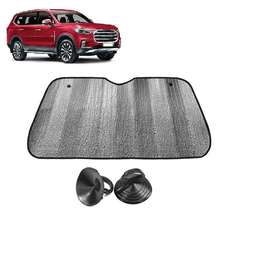 Car Windshield Sun Shade UV Rays Protector Silver Sunshade Solar Reflective suitable for MG Gloster