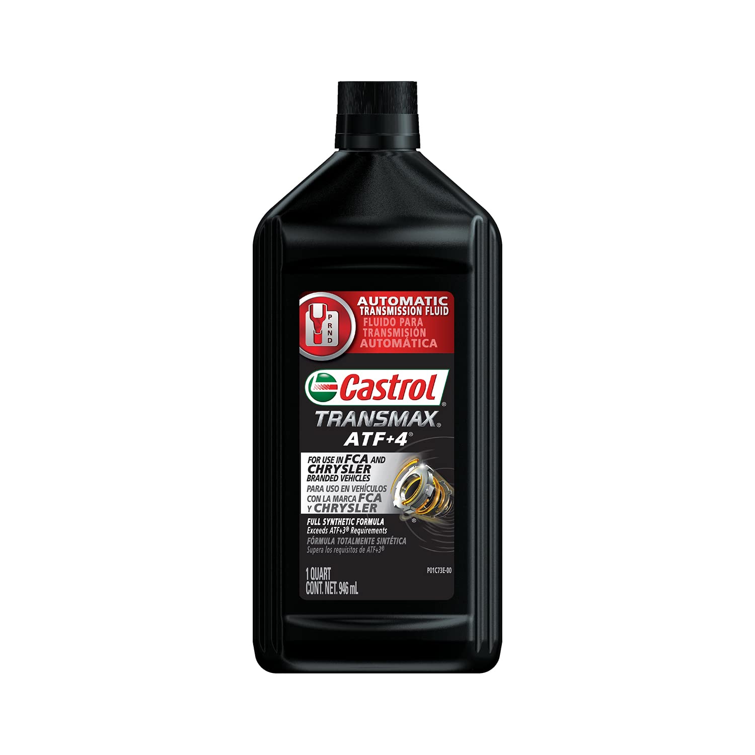 Castrol Transmax ATF+4 Automatic Transmission Fluid, 1 Quart - 6 Pack, Model 15A9FA-6PK