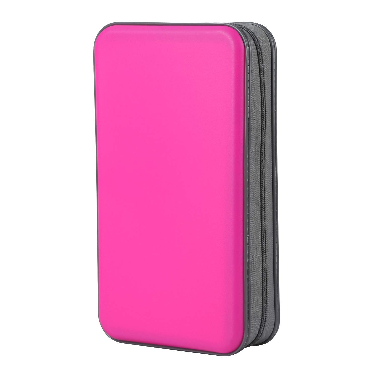 Alavisxf Xx Cd Case, 96 Capacity Hard Plastic Cd Holder Protective Dvd Disc Storage Case Holder Portable Zipper Cd Dvd Organizer