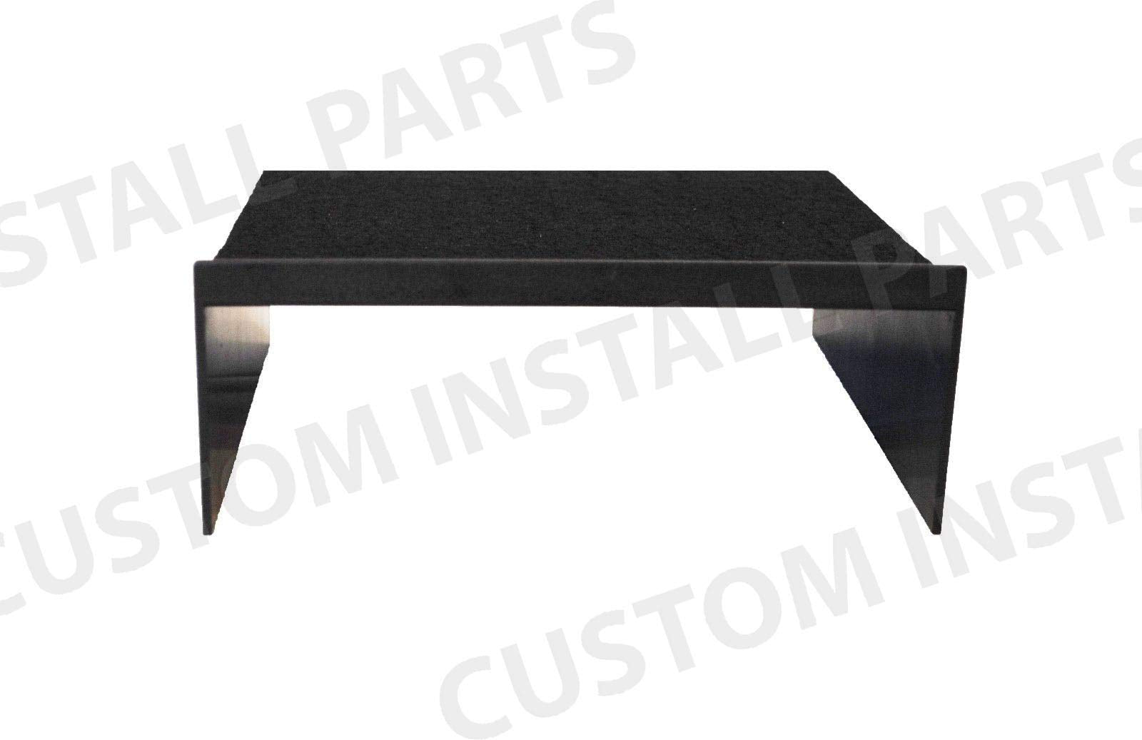 Custom Install Parts Dash Storage Bin Organizer Accessory Shelf Cubby - Black - Fits 2014 2015 2016 2017 2018 2019 C7 Stingray Z