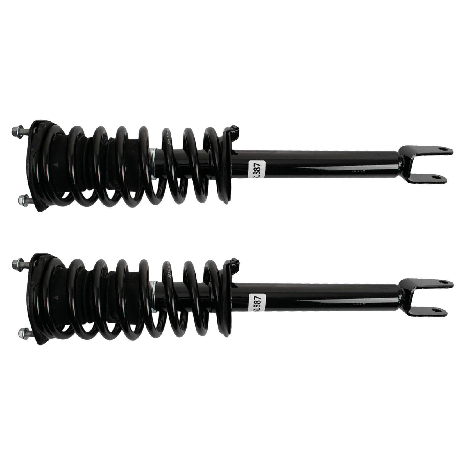 Trq Front Shock & Spring Assembly Set Compatible With 2007-2017 Lexus Ls460