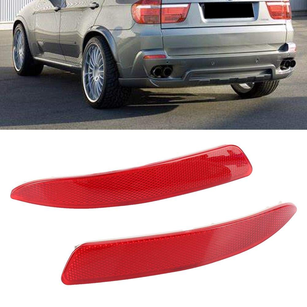 X5 Reverse Reflector Oem,Rear Red Reflector,Red Rear Bumper Reflector Bumper Trim Reflector Marker 63217158949 63217158950 Fit f