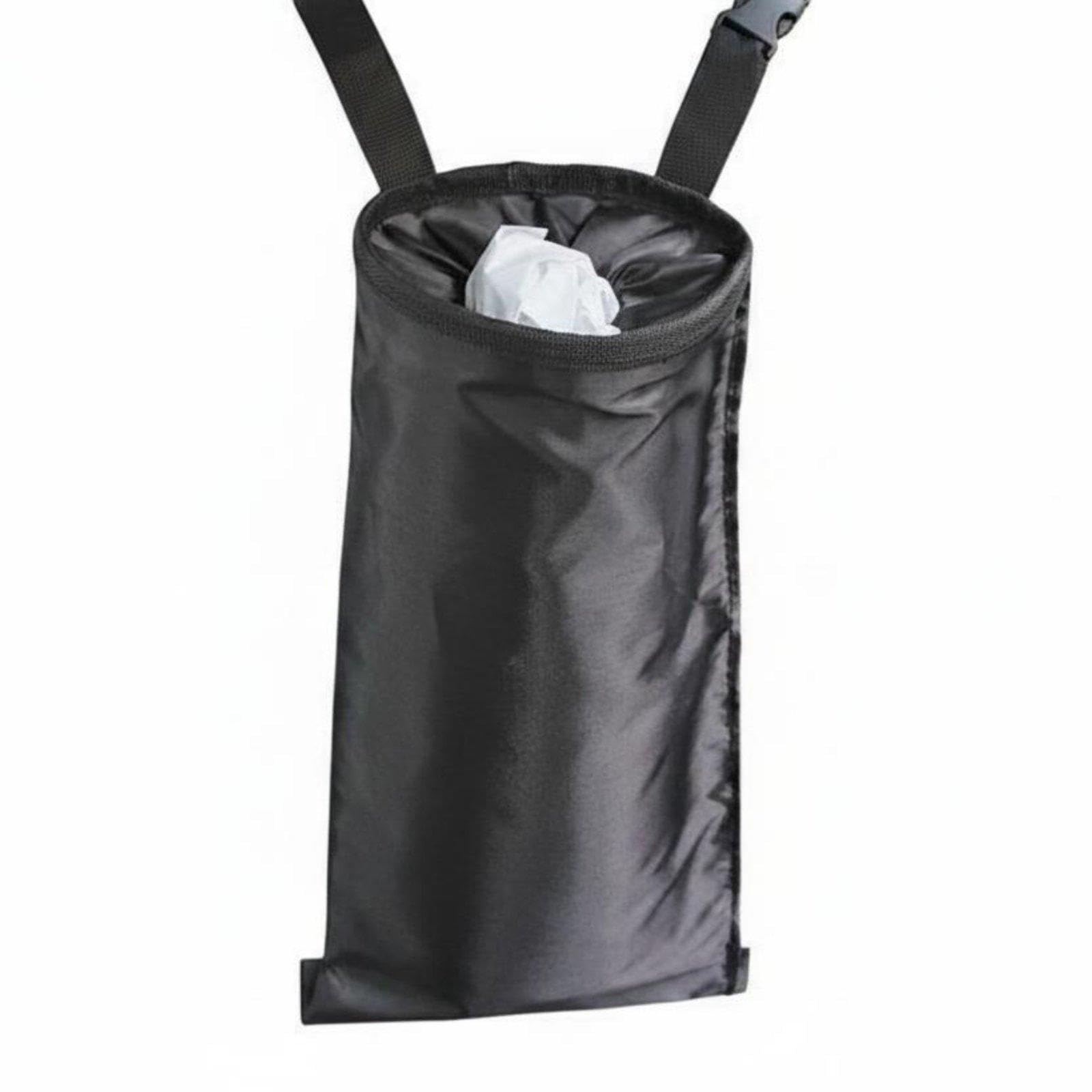 Merishopp Hanging Car Trash Bag SoftSided Foldable Car Trash Pouch Polyester Vehicle Storage 420D Thick Strap | Trash Cans & Wa