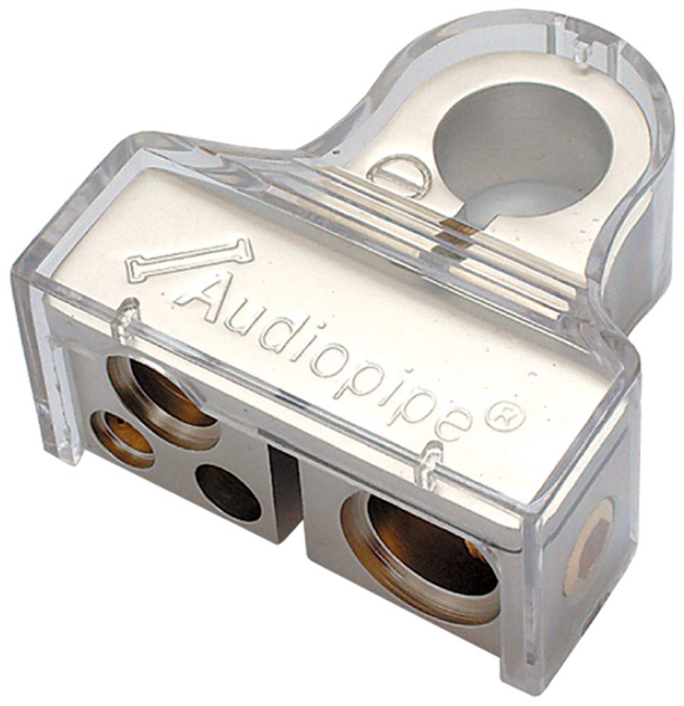 Audiopipe BTP705N Battery Terminal Audiopipe Negative  Platinum Finish