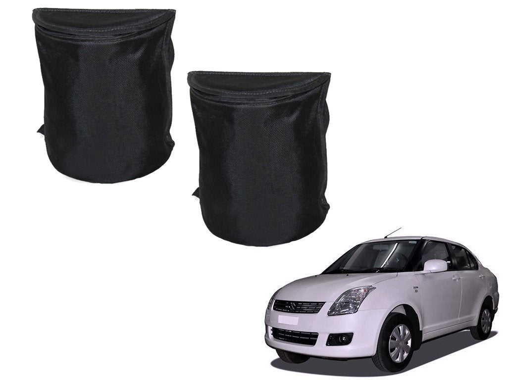 Kozdiko Semi Cylindrical Car Dustbin Set of 2 Pcs for Old Swift Dzire