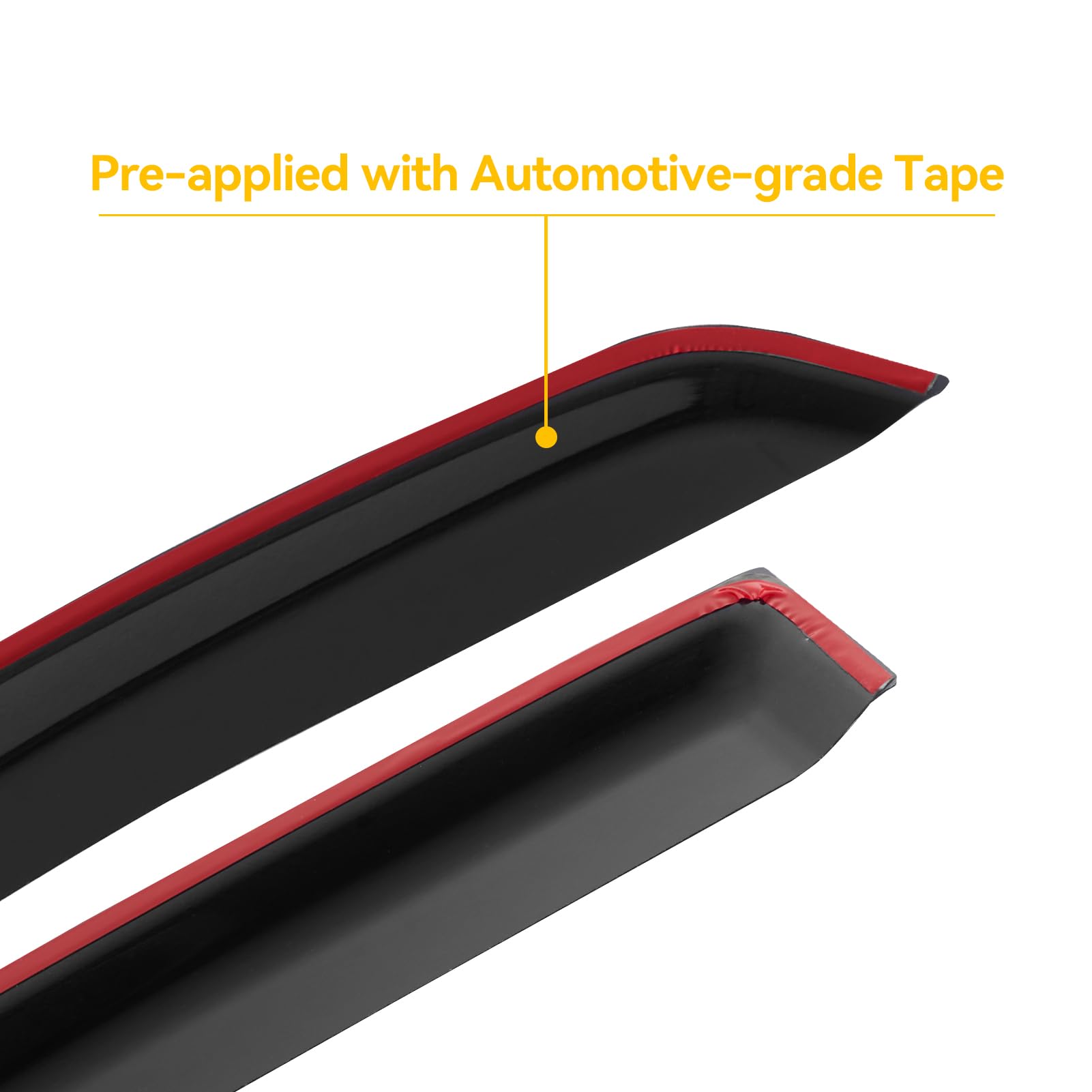 Cxdar Window Rain Guards For 2005-2020 Nissan Frontier King Cab, Window Wind Deflectors Vent Visors Shades For 05-20 Frontier Ex
