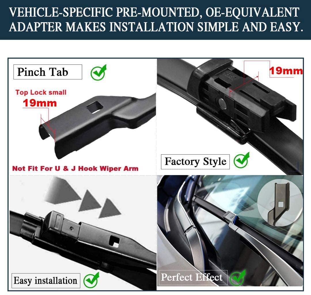 Oem Windshield Wiper Blade Replacement For Gmc Terrain Chevy Equinox 2010-2017 Original Equipment Wiper Blade Set- 24+17+13 (Set