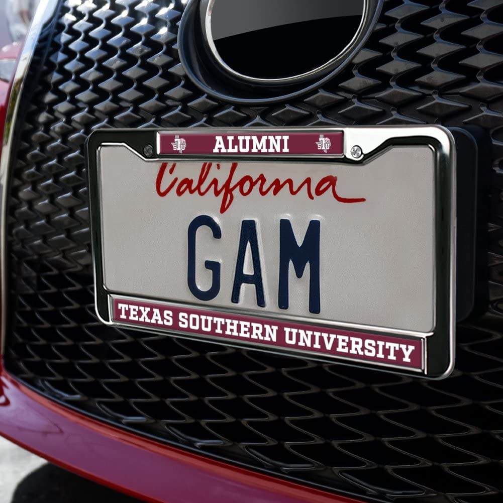Texas Southern University Alumni Logo Full Size Standard License Plate Metal Frame