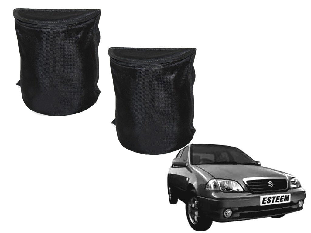 Kozdiko Semi Cylindrical Car Dustbin Set of 2 Pcs for Maruti Suzuki Esteem
