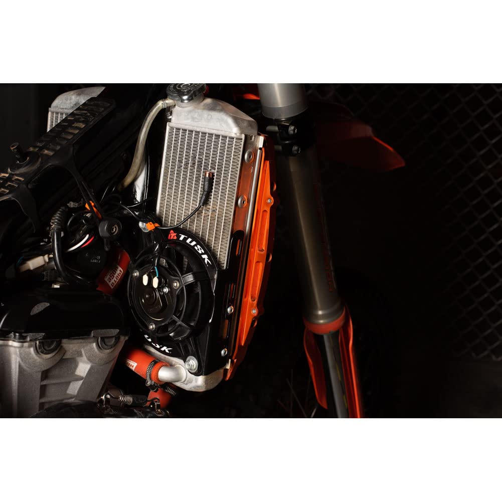 TUSK Digital Radiator Fan Kit - Aluminum for KTM 300 XC-W Six Days 2017-2018